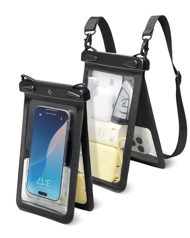 Nepromokavý obal na telefon Spigen Aqua Shield WaterProof Case A603 1 Pack - black - černá