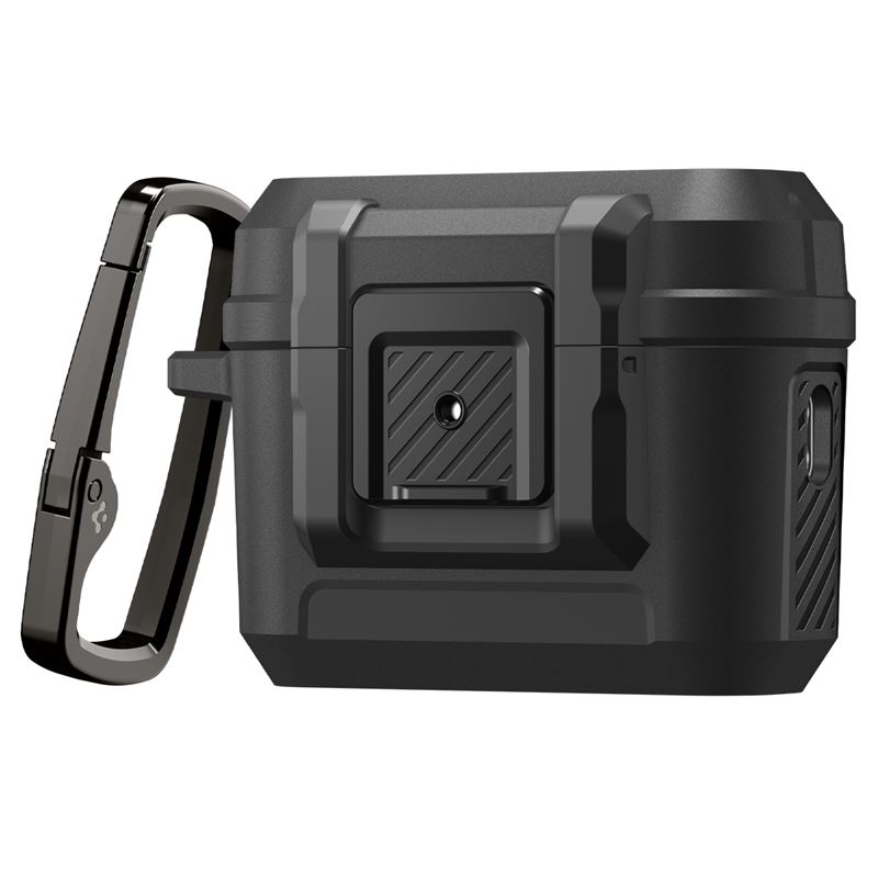 Pouzdro pro AirPods Pro 3 Spigen Lock Fit - černá