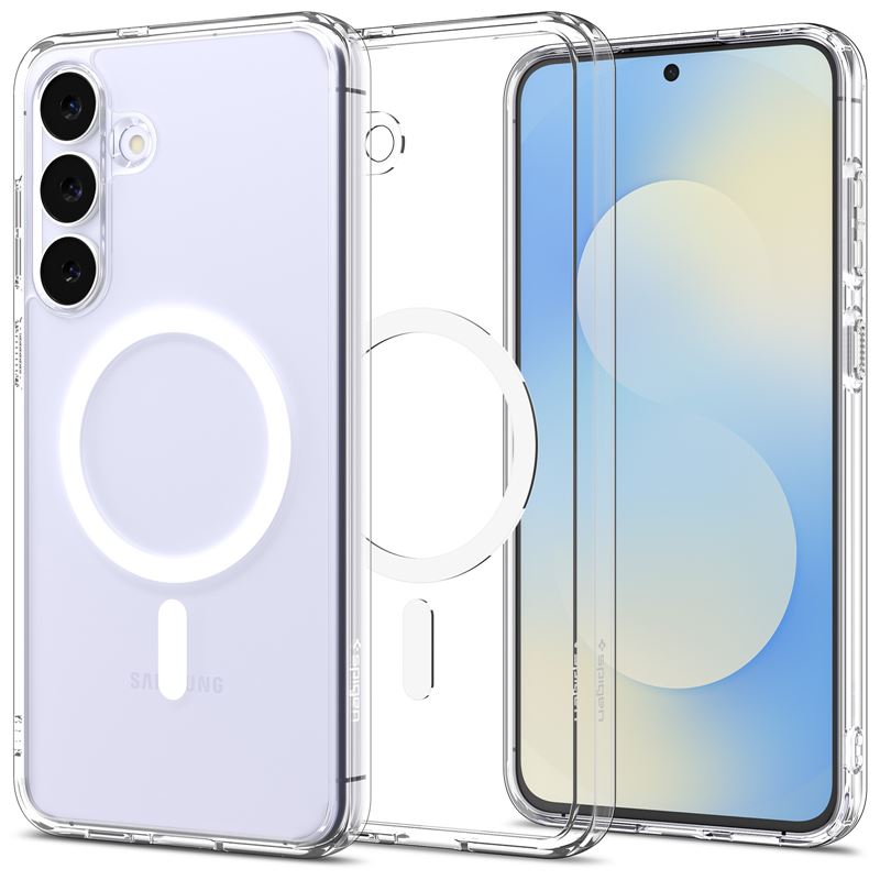 Ochranný kryt pro Samsung Galaxy S25 FE Spigen Ultra Hybrid MagSafe - transparentní bílá