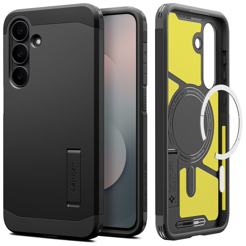 Ochranný kryt pro Samsung Galaxy S25 FE Spigen Tough Armor MagSafe - černá