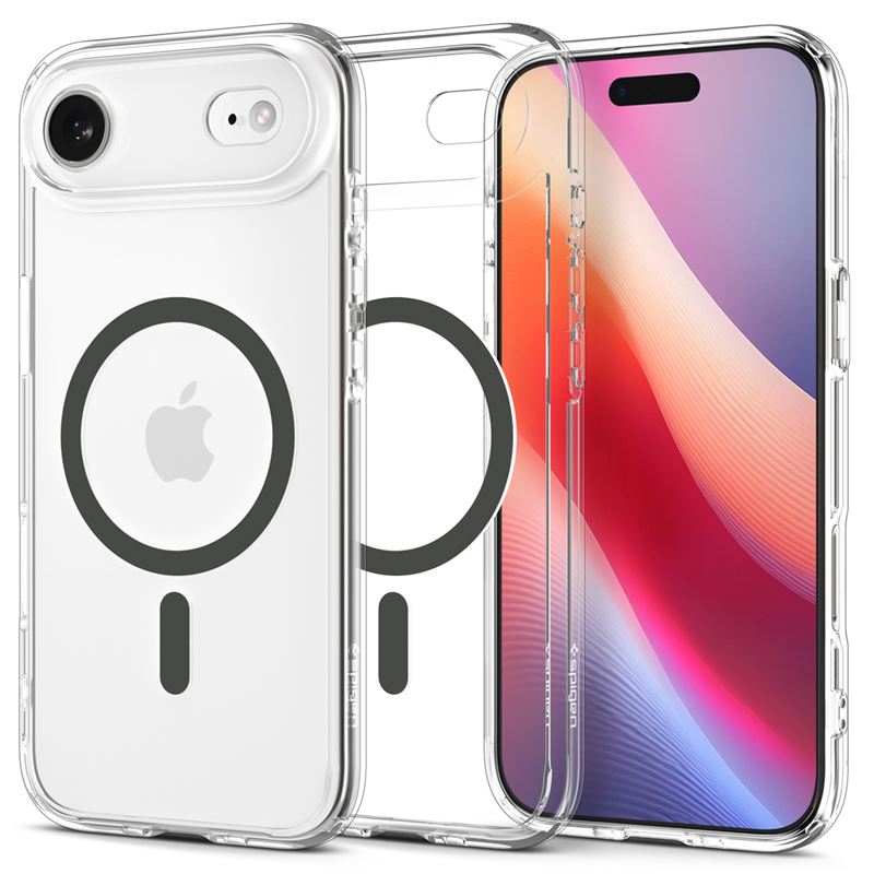 Ochranný kryt pro iPhone Air Spigen Ultra Hybrid MagSafe - transparentní šedá
