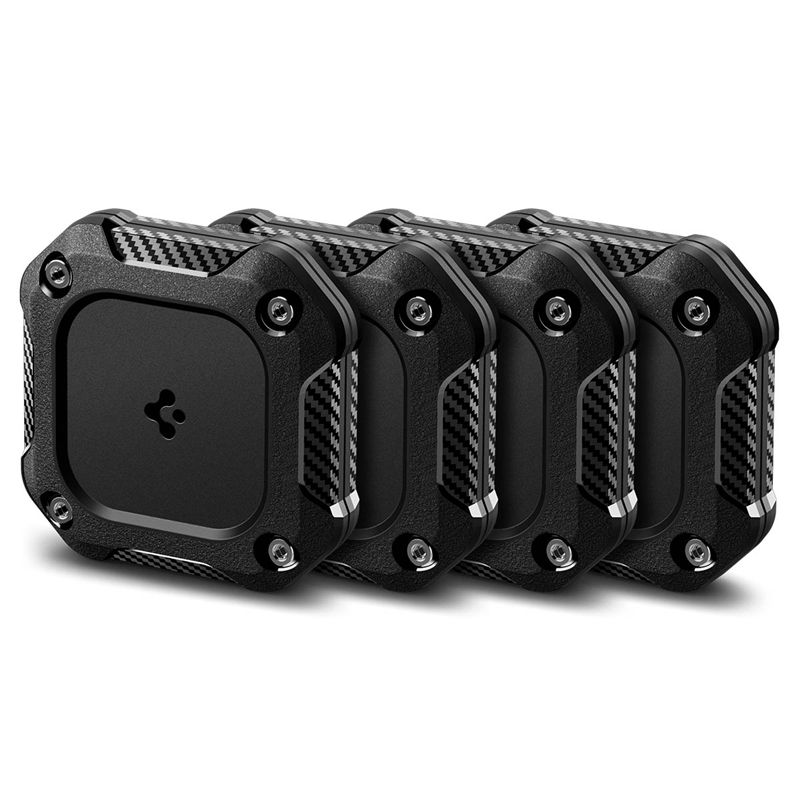 Ochranný kryt pro AirTag Spigen Tough Armor IP 4 Pack - černá