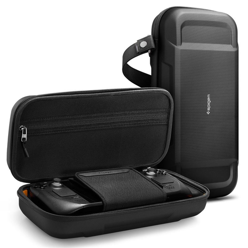 Pouzdro pro Steam Deck Spigen Rugged Armor Pro Pouch - černá