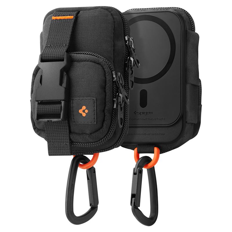 Taštička Spigen Portable Organizer Pouch SnapZip MagSafe - černá