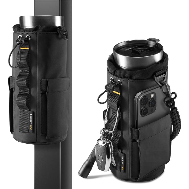 Taška na hrnek a mobil Spigen Tumbler Bag - černá