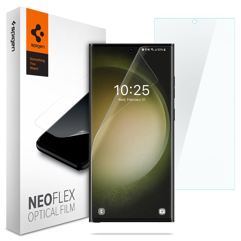 Ochranná fólie Spigen Film Neo Flex 2 Pack - Samsung Galaxy S23 Ultra - transparentní