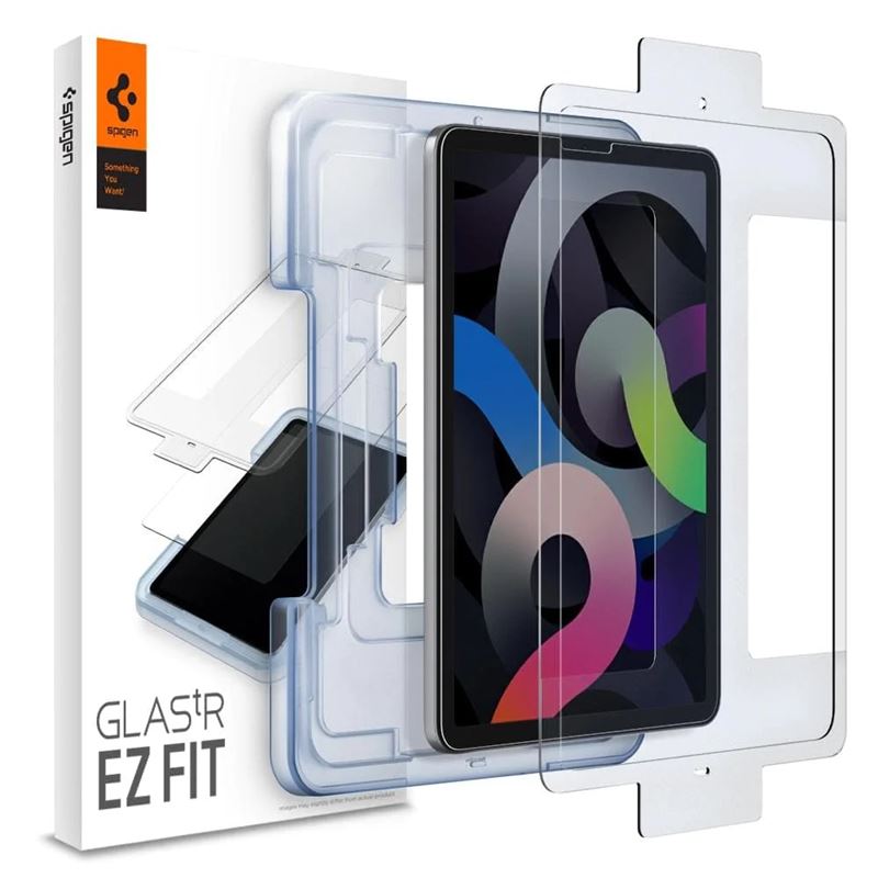 Ochranné sklo pro iPad Spigen Glass EZ Fit 1 Pack - iPad Air 10.9" (2022/2020)/iPad Pro 11" (2022/2021/2020/2018) - transparentní