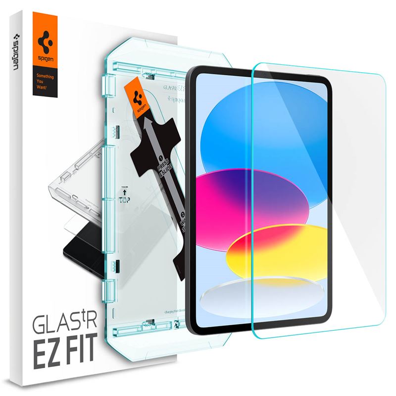 Ochranné sklo pro iPad Spigen Glass EZ Fit 1 Pack - iPad 10.9" 2022/11" 2025 - transparentní