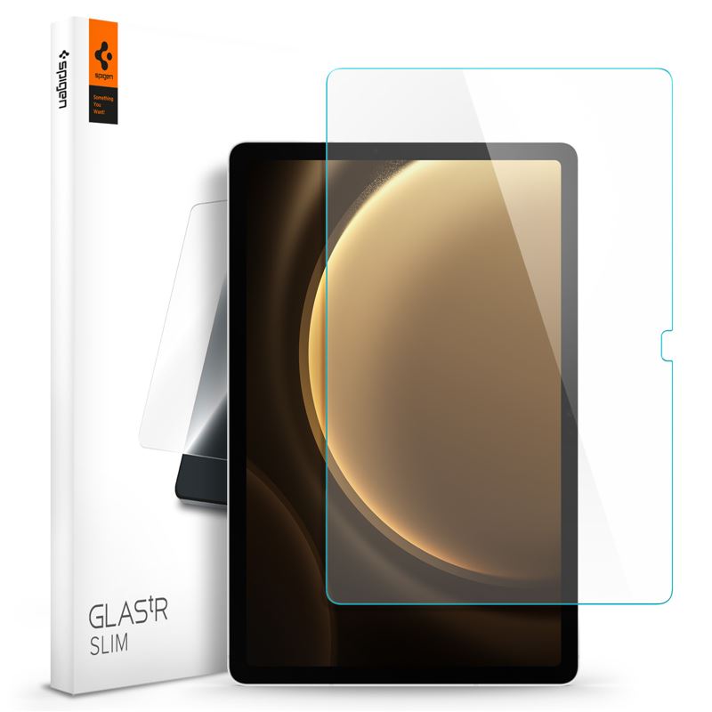 Ochranné sklo pro Samsung Galaxy Tab S9 FE 2023 Spigen Glass tR Slim 1 Pack - transparentní