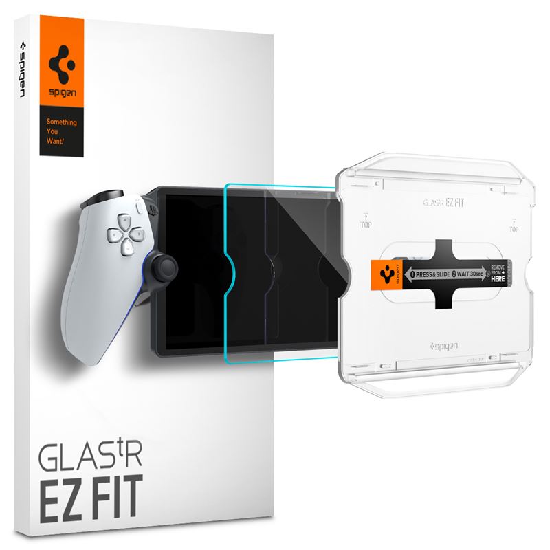 Ochranné sklo pro PlayStation Portal Remote Player Spigen Glass tR EZ Fit - transparentní