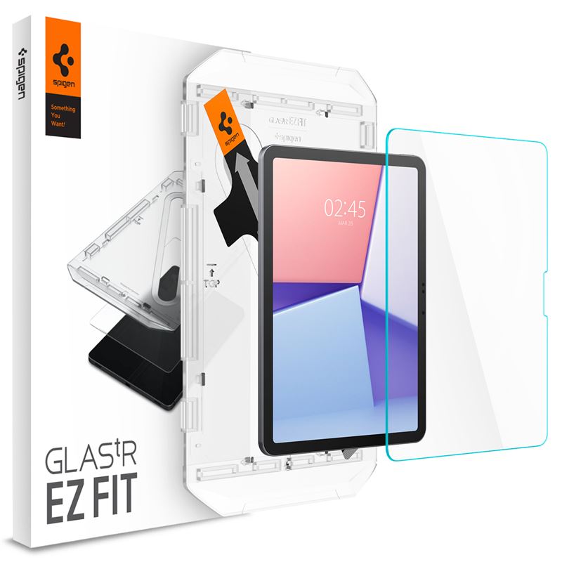 Ochranné sklo pro iPad Spigen Glass tR EZ Fit 1 Pack - iPad Air 11" 2024/2025 - transparentní