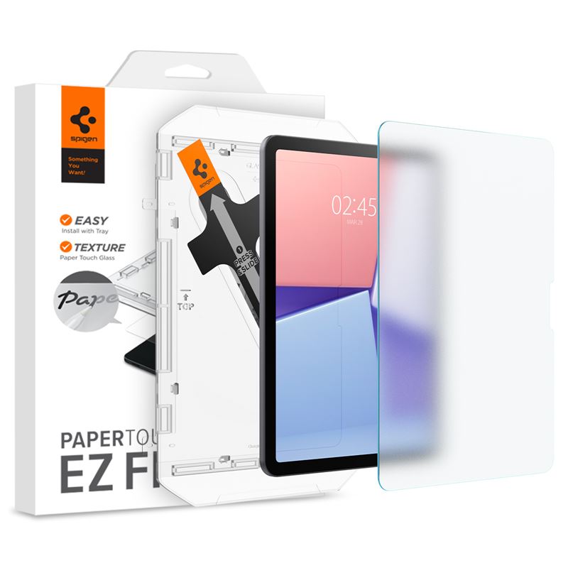 Ochranné sklo pro iPad Spigen Paper Touch EZ Fit 1 Pack - iPad Air 11" 2024/2025 - transparentní