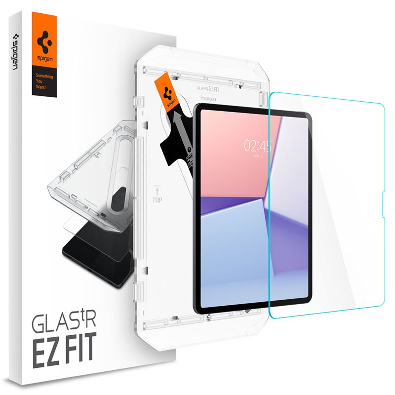 Ochranné sklo iPad pro Spigen Glass tR EZ Fit 1 Pack - iPad Air 13" 2024/2025 - transparentní