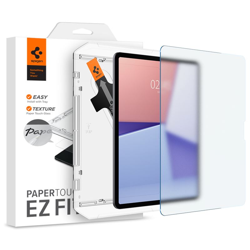 Ochranné sklo pro iPad Spigen Paper Touch EZ Fit 1 Pack - iPad Air 13" 2024/2025 - transparentní