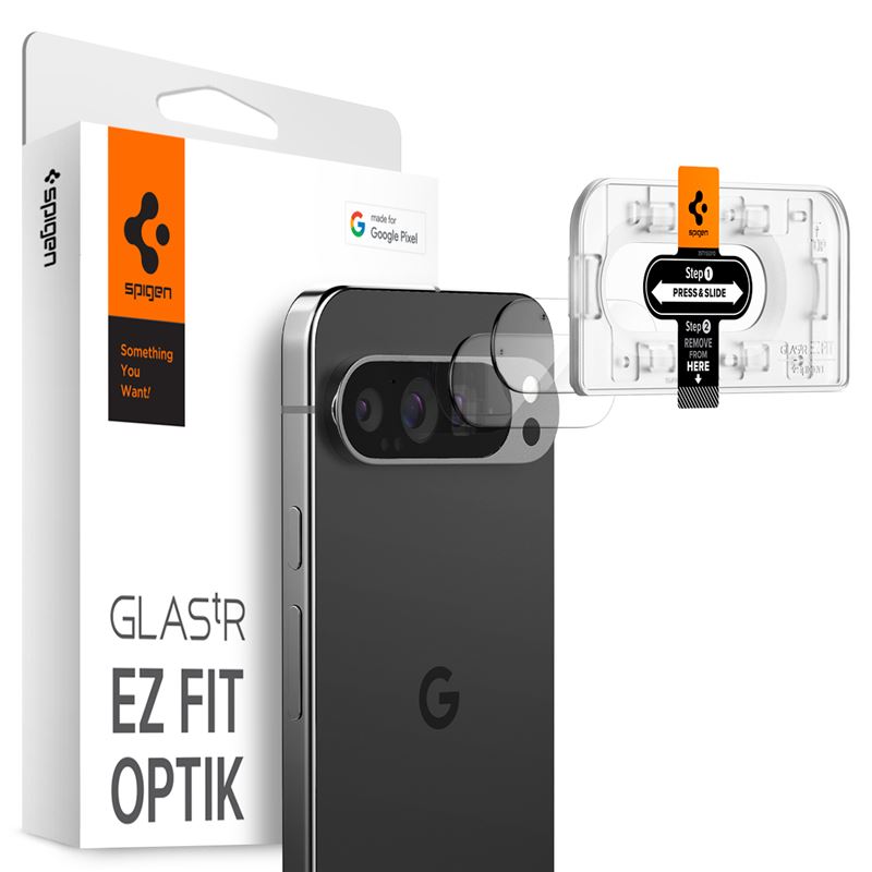 Ochranné sklo na objektiv pro Google Pixel 9 Pro XL Spigen Glass tR EZ Fit Optik 2 Pack - transparentní