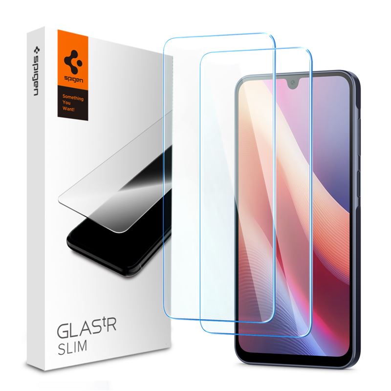Ochranné sklo pro Samsung Galaxy Spigen Glass tR Slim 2 Pack - Samsung Galaxy A26 5G/A16/A16 5G - transparentní