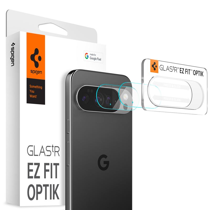 Ochranné sklo na objektiv pro Google Pixel 10 Pro Spigen Glass tR EZ Fit Optik 2 Pack - transparentní