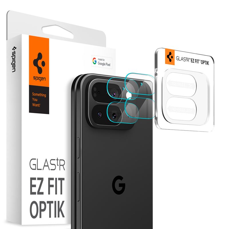 Ochranné sklo na objektiv pro Google Pixel 10 Pro Fold Spigen Glass tR EZ Fit Optik 2 Pack - transparentní