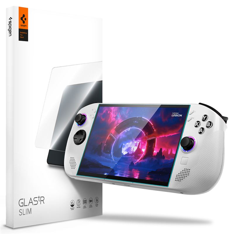 Ochranné sklo pro Lenovo Legion Go S Spigen Glass tR Slim 2 Pack - transparentní