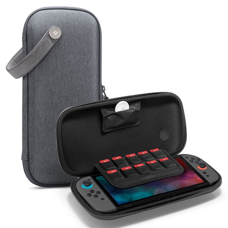 Ochranné pouzdro pro Nintendo Switch 2 Spigen Klasden Pouch - šedá