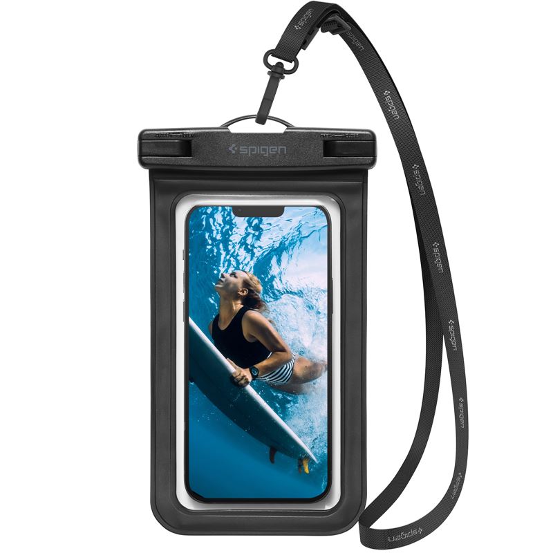 Nepromokavý obal na telefon Spigen Aqua Shield WaterProof Case A601 1 Pack - black - černá