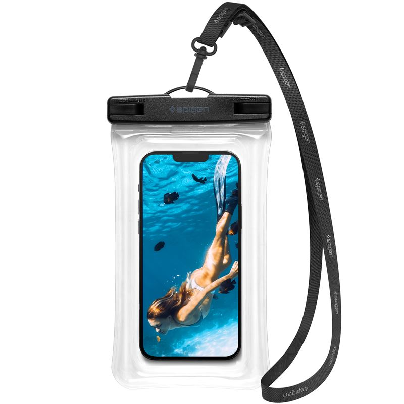 Nepromokavé pouzdro na telefon Spigen Aqua Shield WaterProof Floating Case A610 1 Pack - transparentní