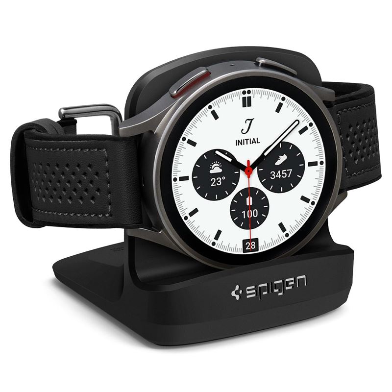 Nabíječka pro hodinky Samsung Galaxy Watch 6/6 Classic/5/5 Pro Spigen Night Stand S353 - černá