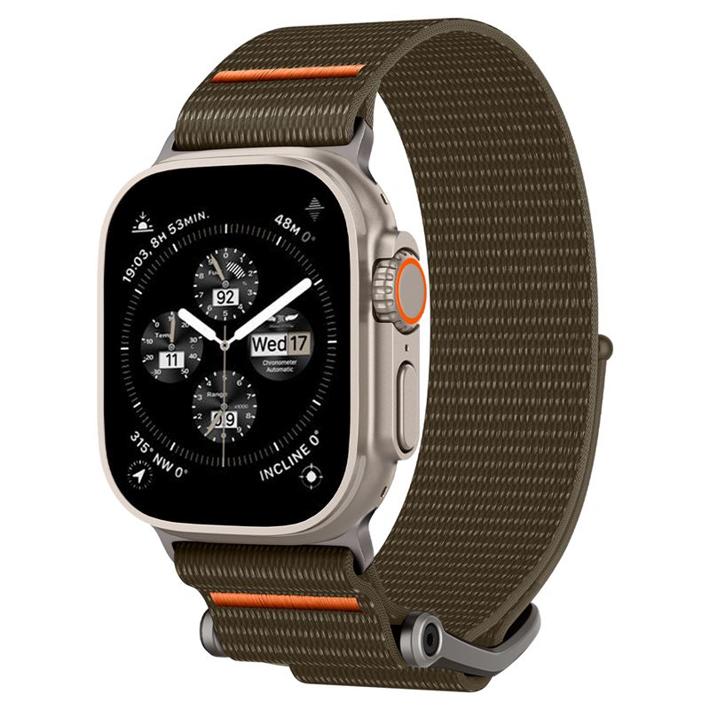 Pásek pro Apple Watch Spigen DuraPro Flex, Apple Watch 49mm/46mm/45mm/44mm/42mm - khaki