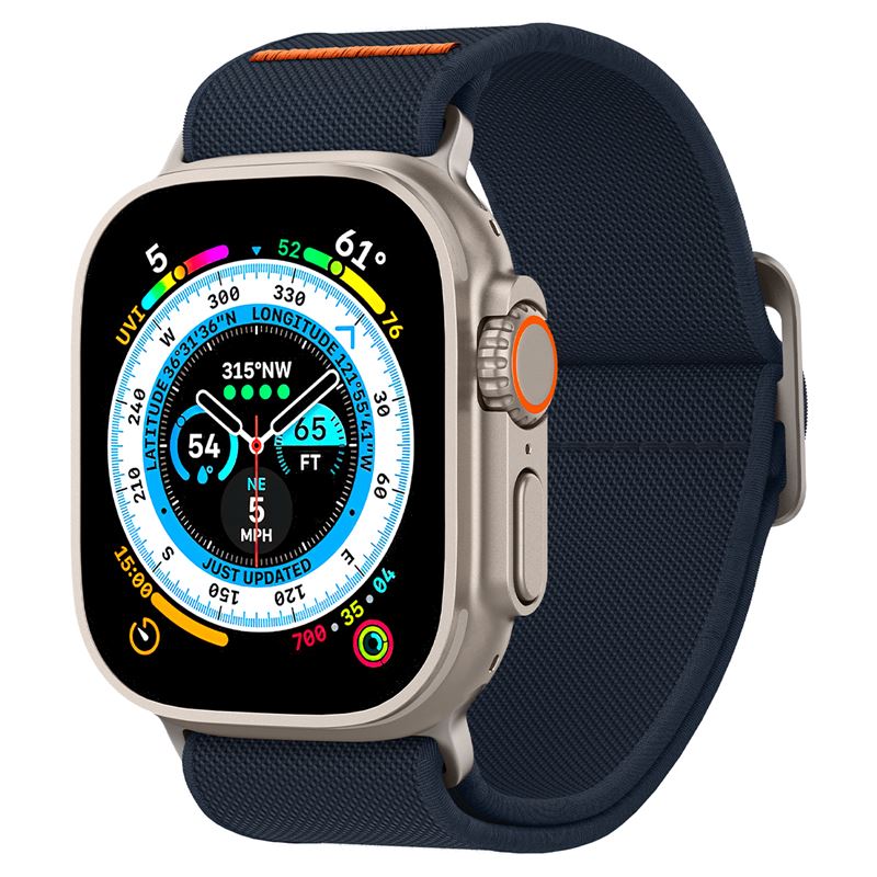 Pásek pro Apple Watch Spigen Lite Fit Ultra, Apple Watch 49mm/46mm/45mm/44mm/42mm - námořní modrá