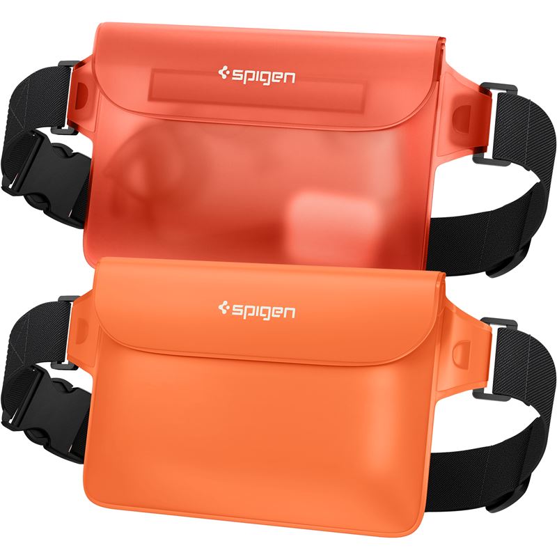 Nepromokavá ledvinka Spigen Aqua Shield WaterProof Waist Bag A620 2 Pack - oranžová