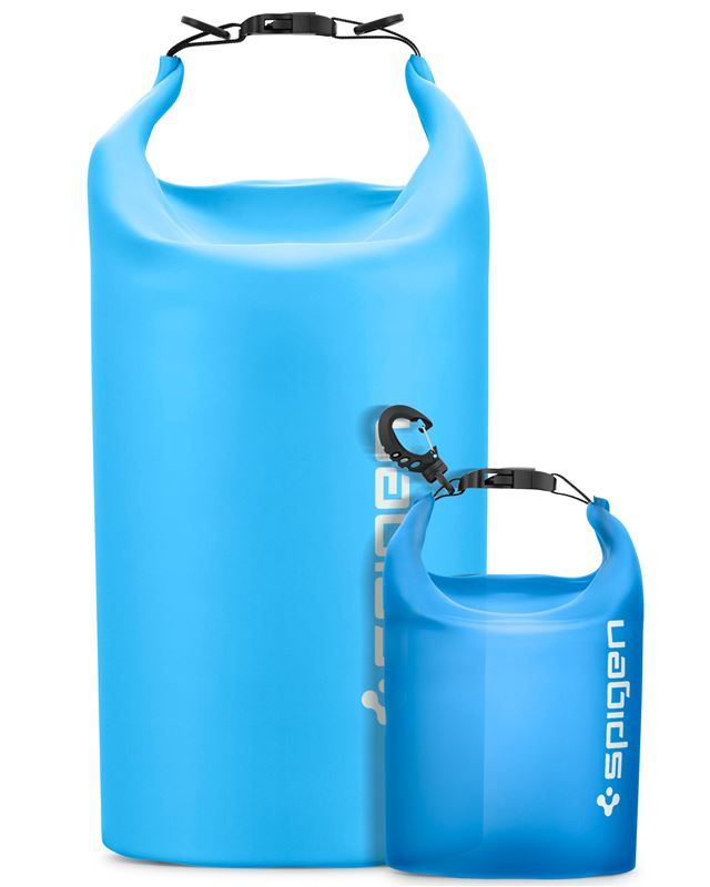 Nepromokavý vak s pouzdrem Spigen Aqua Shield WaterProof Dry Bag 20L + 2L A630 - modrá