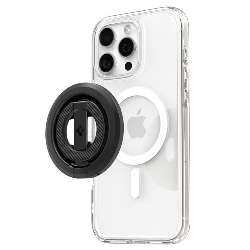 Držák telefonu Spigen O-Mag Magnetic Phone Holder with Adjustable Stand - černá