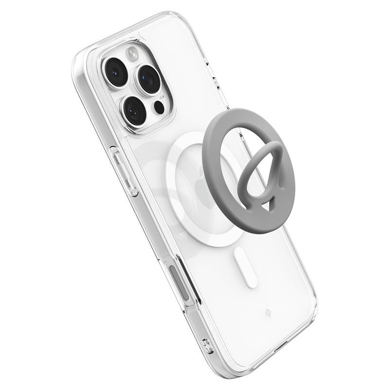 Držák na telefon Spigen Dual Pop MagSafe Phone Holder - šedá