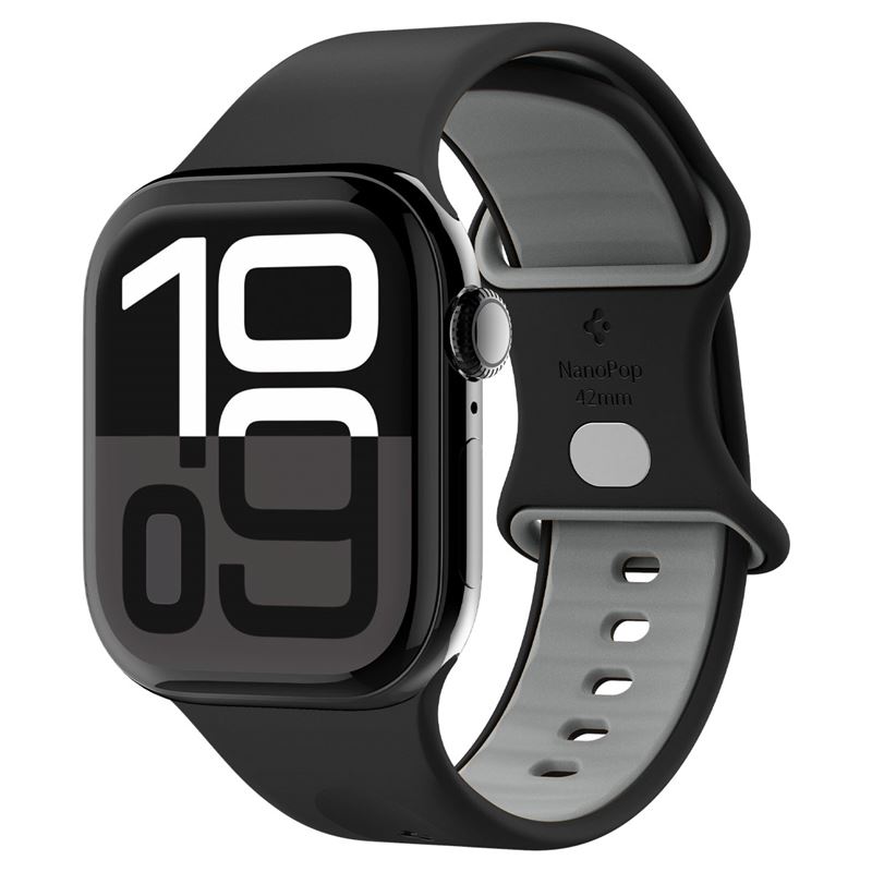 Pásek pro Apple Watch Spigen Nano Pop Band, Apple Watch 42mm/41mm/40mm - černá