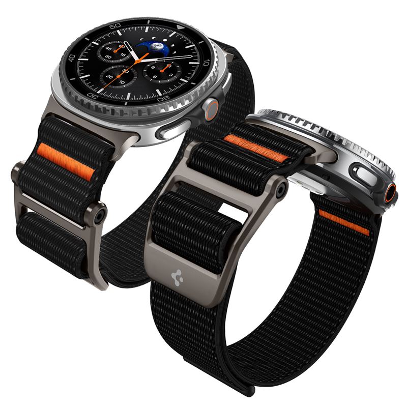 Pásek pro Samsung Galaxy Watch 8 Spigen DuraPro Flex, Samsung Galaxy Watch 8 (40/44/46mm) - černá