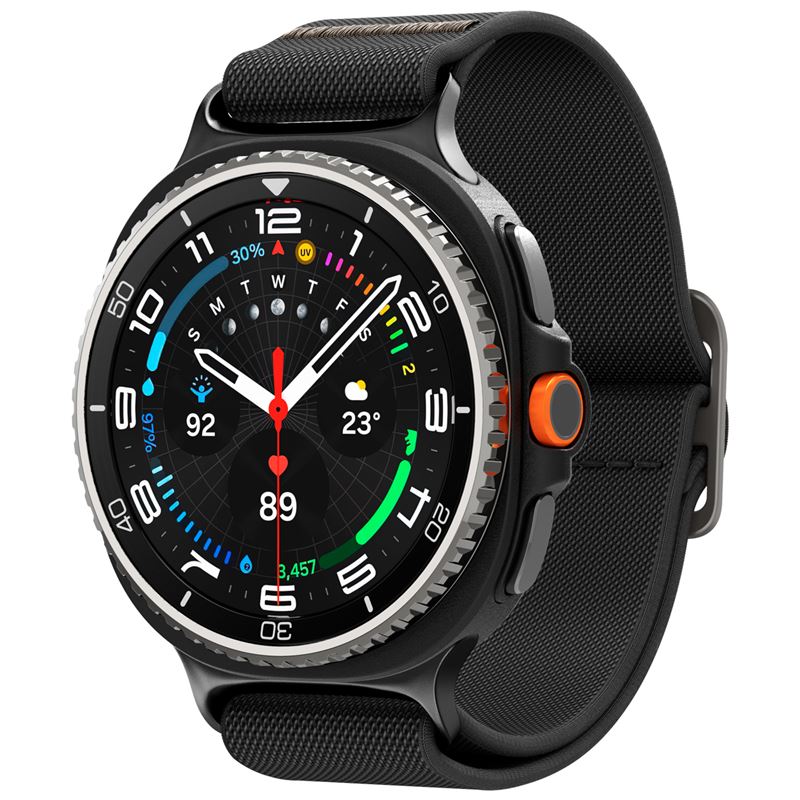 Pásek pro Samsung Galaxy Watch 8 Spigen Lite Fit Band, Samsung Galaxy Watch 8 46mm/44mm/40mm - černá