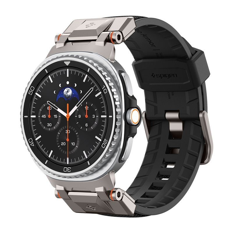 Pásek pro Samsung Galaxy Watch 8 Spigen DuraPro Armor, Samsung Galaxy Watch 8 46mm/44mm/40mm - černá