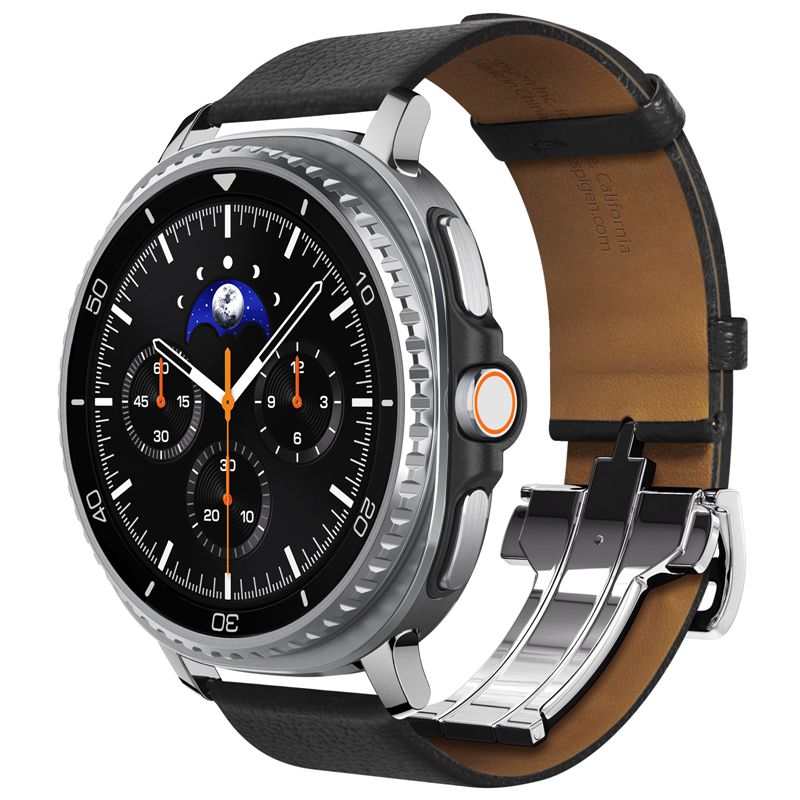 Pásek pro Samsung Galaxy Watch 8 Spigen Enzo Band, Samsung Galaxy Watch 8 46mm/44mm/40mm - černá