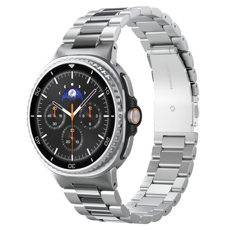 Pásek pro Samsung Galaxy Watch 8 Spigen Modern Fit 316L, Samsung Galaxy Watch 8 (40/44/46mm) - stříbrná