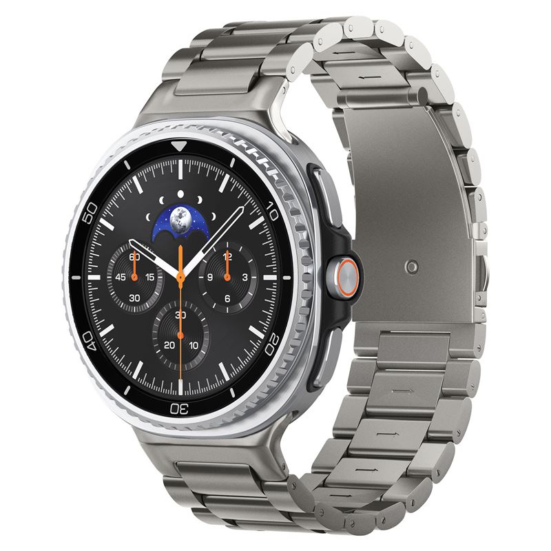 Pásek pro Samsung Galaxy Watch 8 Spigen Modern Fit Titanium, Samsung Galaxy Watch 8 (40/44/46mm) - titanová
