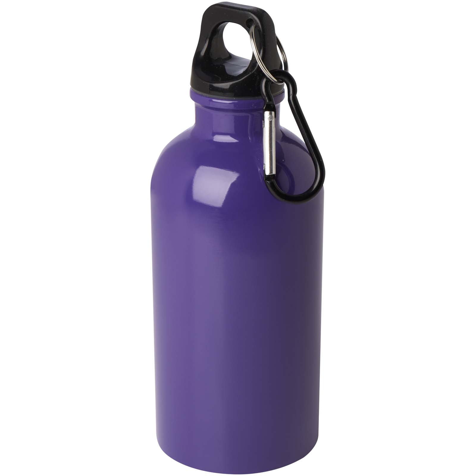 Lahev Unbranded 400ml láhev na vodu Oregon z nerezové oceli s certifikací RCS a karabinou Purple