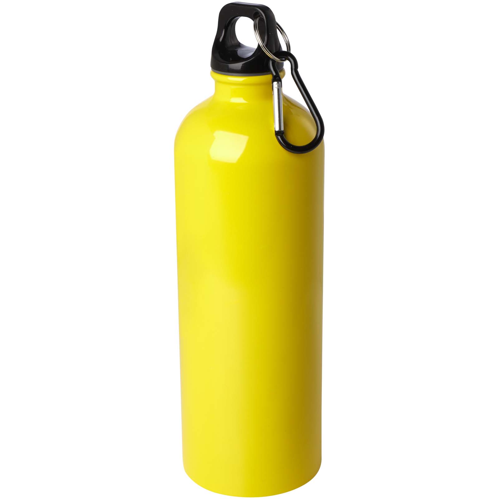 Lahev Unbranded 750ml jednostěnná láhev na vodu Oregon z nerezové oceli s certifikací RCS a karabinou Yellow