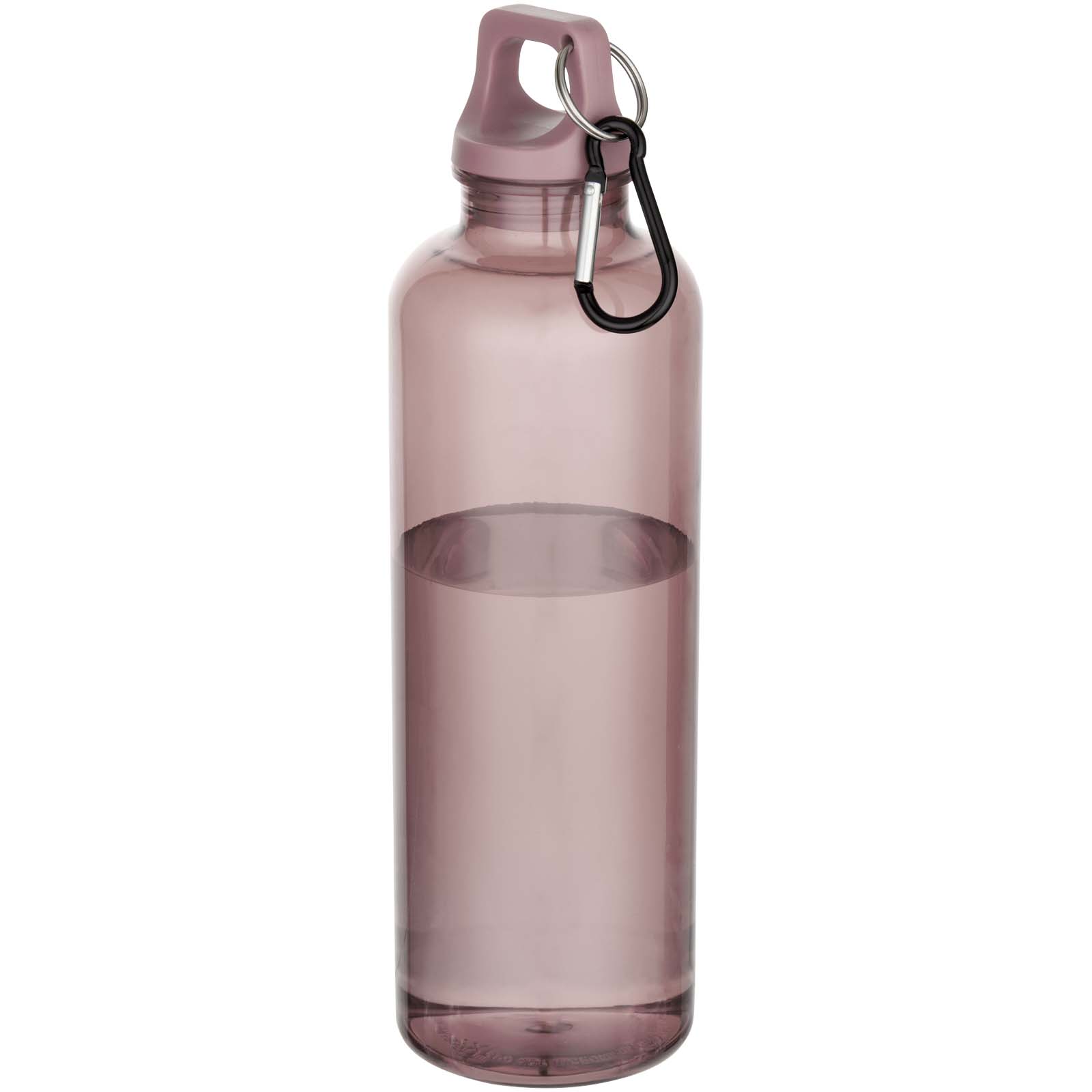 Lahev Unbranded 750ml láhev na vodu Oregon z recyklovaného plastu RCS s karabinou Zaprášená růžová