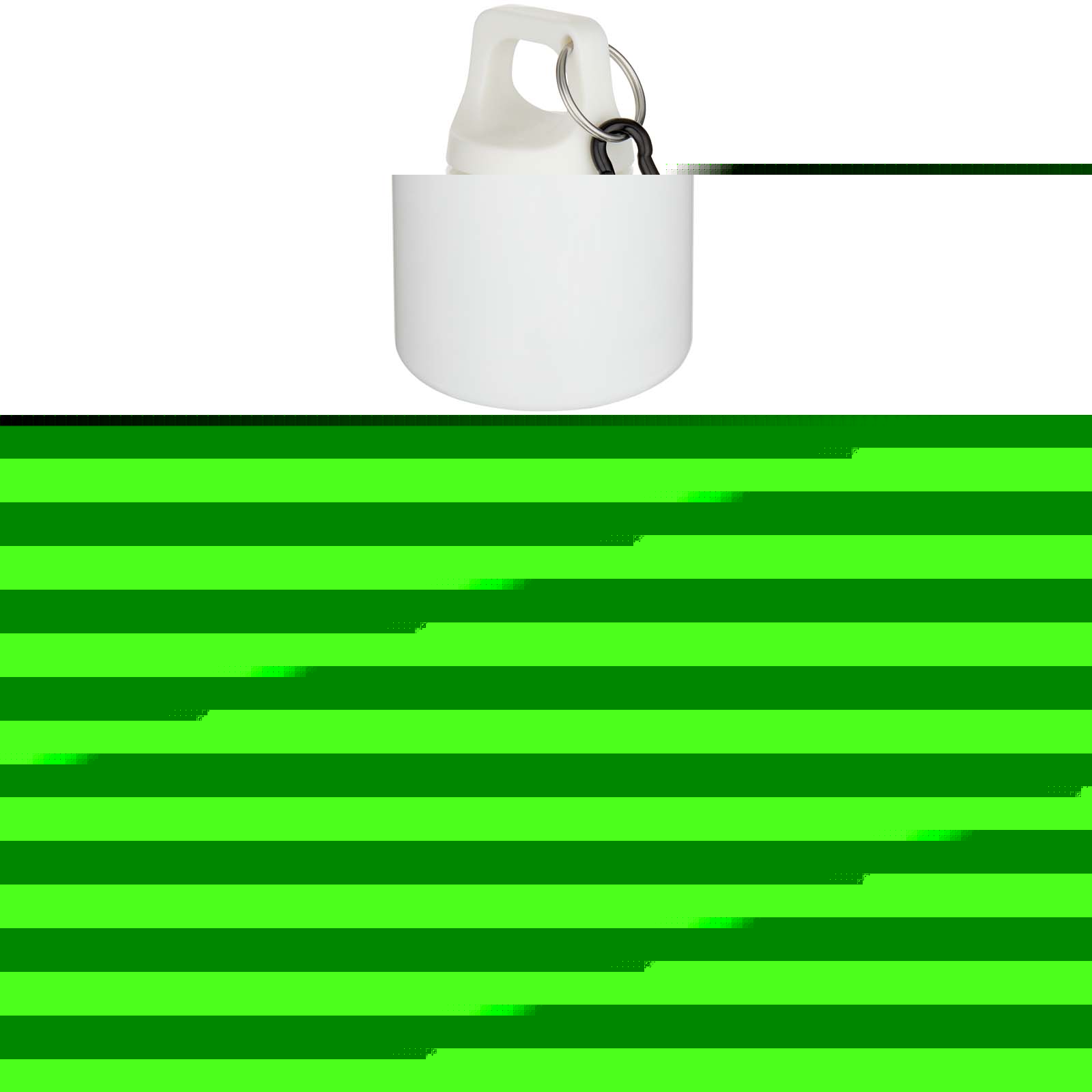 Lahev Unbranded Oregon 750 ml láhev na vodu s karabinou z recyklovaného plastu s certifikací RCS   White