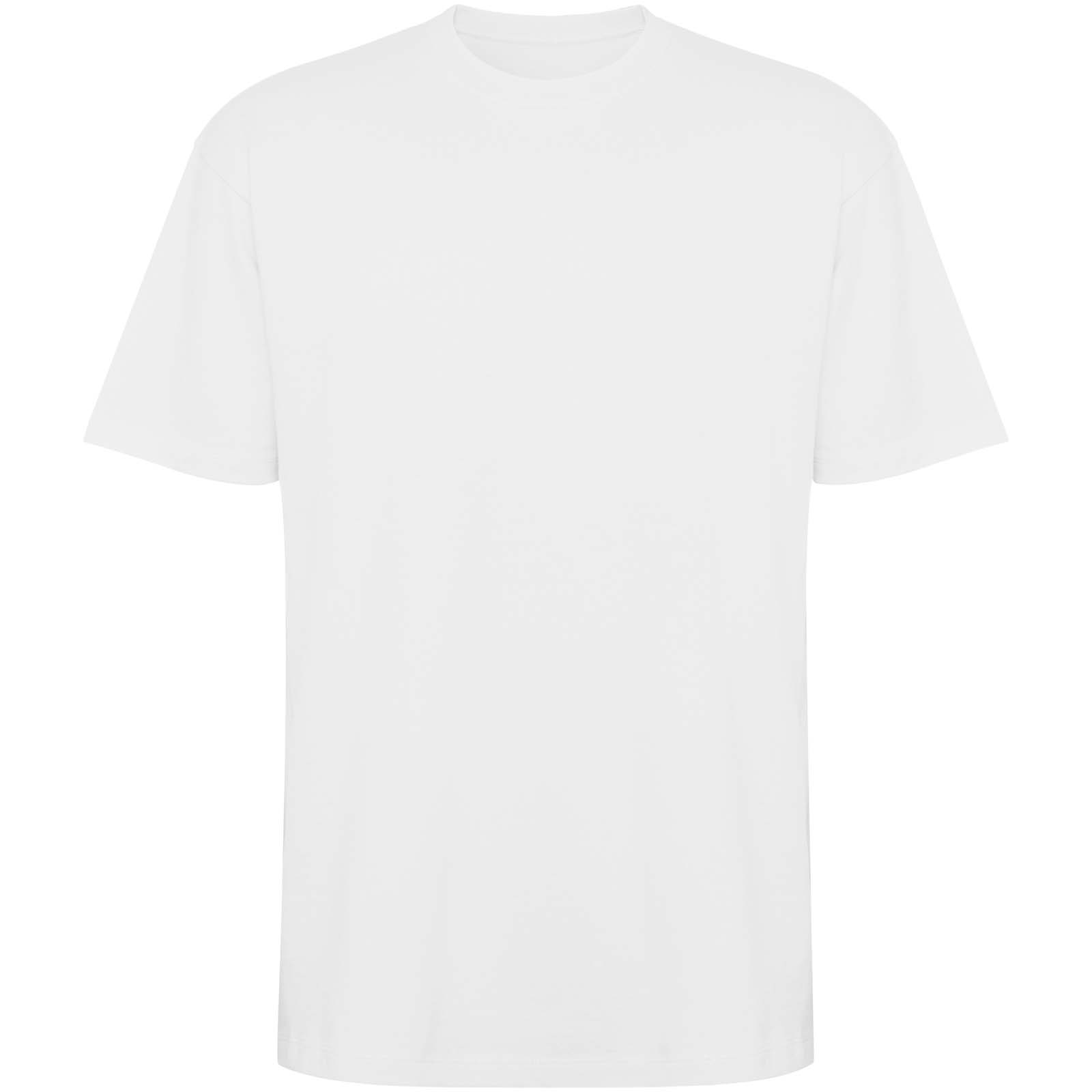 Pánské tričko Roly Unisex tričko Bull s krátkým rukávem, nadměrná velikost White