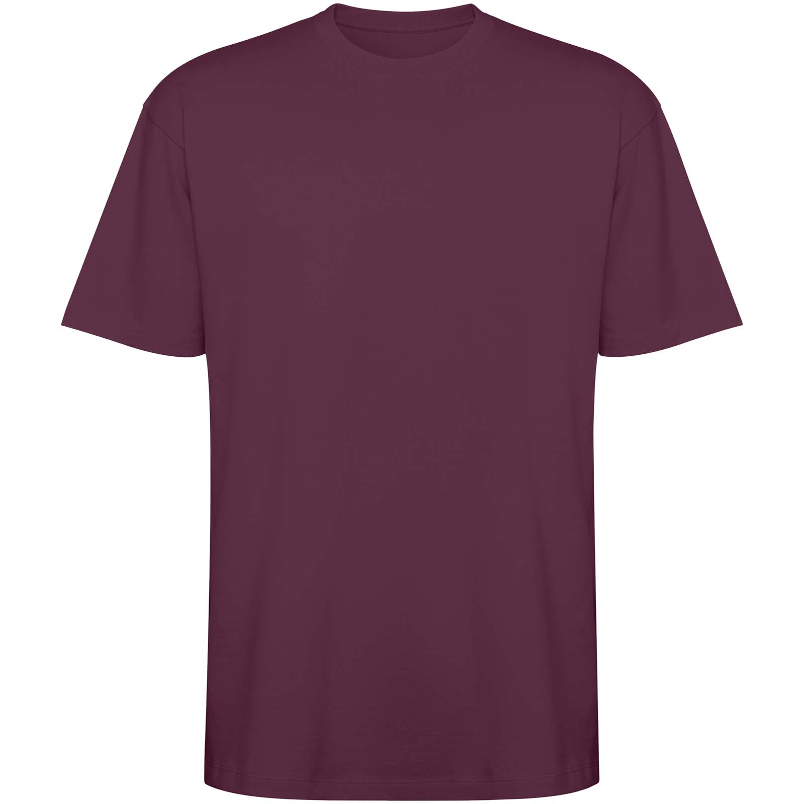 Pánské tričko Roly Unisex tričko Bull s krátkým rukávem, nadměrná velikost Plum
