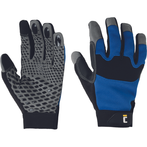 Kombinované pracovní rukavice CUERVO - modrá,