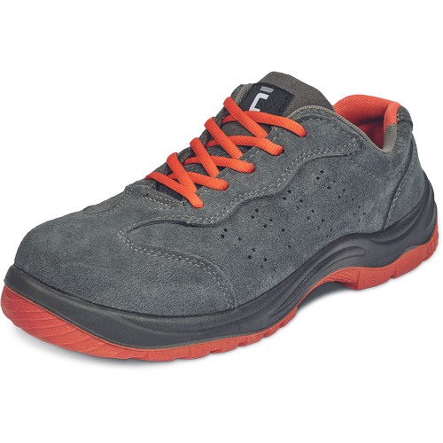 Pracovní polobotky MONTROSE ORANGE ESD S1P SRC - šedá / oranžová,
