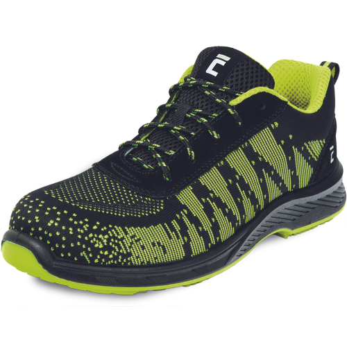 Pracovní polobotky GEARGRINT S1 MF SRC - limetková / černá,