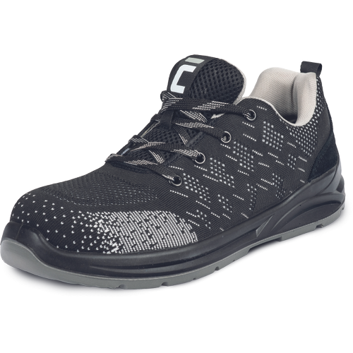 Pracovní polobotky GERA O1 SR - černá / šedá,